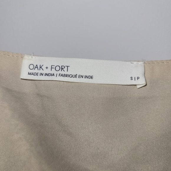 Oak + Fort Floral Midi Dress Cottagecore Prairie Spaghetti Strap S - Picture 5 of 6